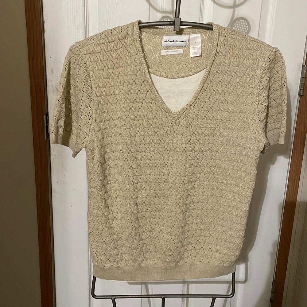 Alfred Dunner Cream Top